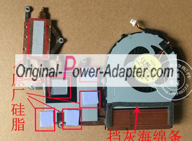 NEW DELL Inspiron 17 7000 7737 CPU Fan showing a radiator